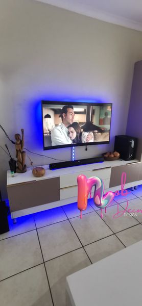 TV unit with bar