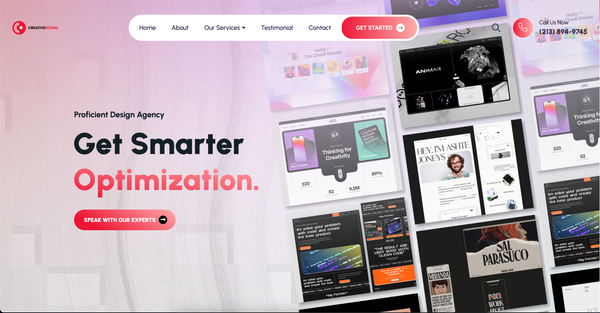 Website Development for a Creative Agency - Creative Board