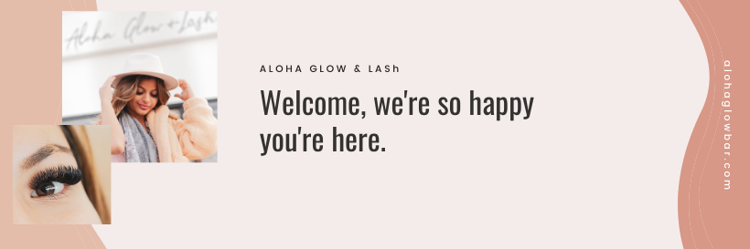 Aloha Glow and Lash cover