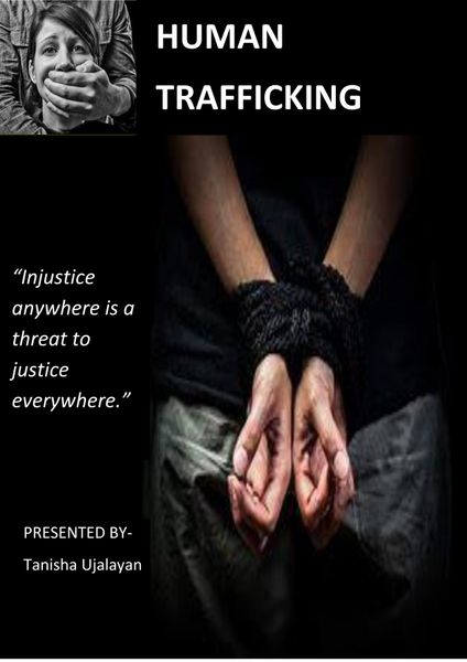 In this project I created a magazine on human Trafficking for a college project. All the things had been done by me individually. Hope you like it.