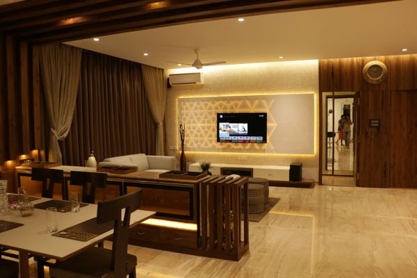 flat design with luxurious elements