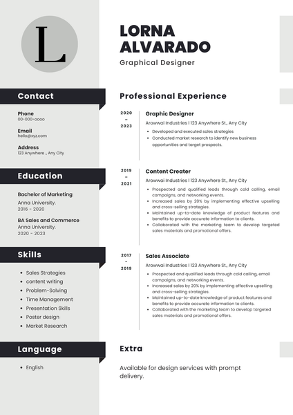 Resume Design