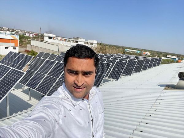 50 KW solar on grid project Pimpalgao basvant