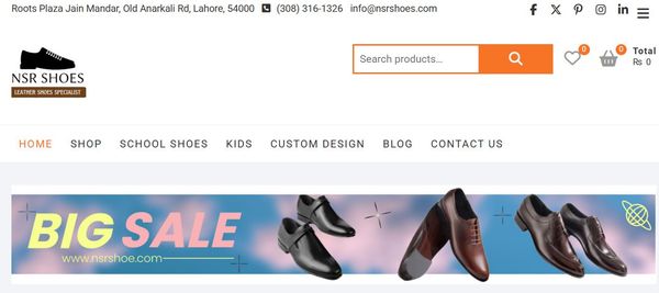 Shoes Website Develop Shoes Website Develop