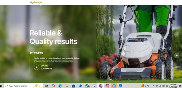 Land Scapping Services website Developed Client From Kuwait Land Scapping Services website Developed Client From Kuwait