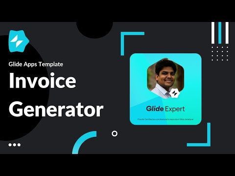 Invoice Maker Template | Glide Apps cover