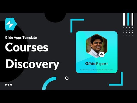 Courses Discovery Template | Glide Apps cover