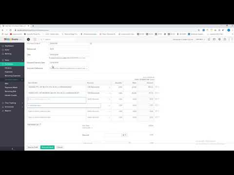 Sample use of robot in accounting : Zoho Purchase order entries using Robot cover