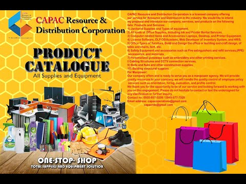 CAPAC Distribution One-Stop-Online Shop cover