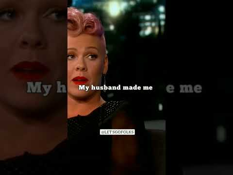 Pink meets her crush Johnny Depp cover