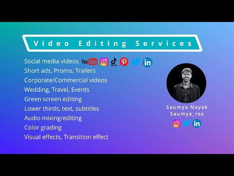 Video Editing Advertisement cover