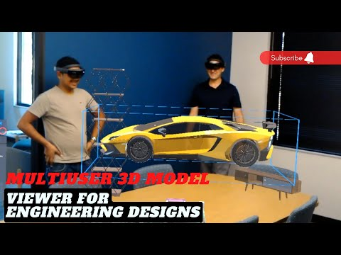 Multiuser 3D Model Viewer for Engineering Design | AR | MR cover