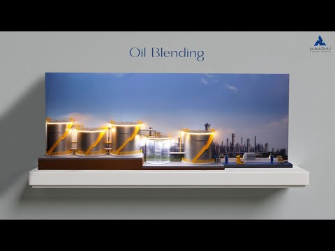 Oil Blending Plant Engineering Scale Model cover