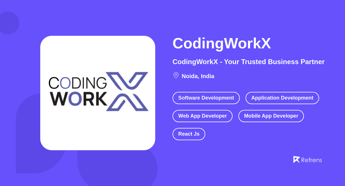 Codingworkx noida refrens