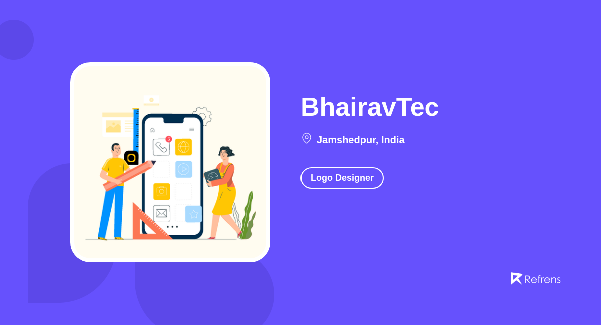 BhairavTec Logo Designer, Jamshedpur Refrens