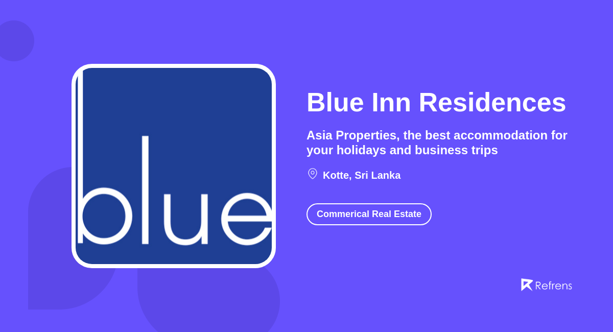 Blue Inn Residences | Commerical Real Estate, Kotte -Refrens