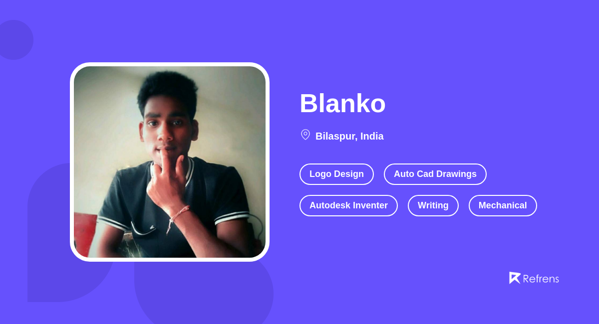 Blanko | Writing, Bilaspur -Refrens
