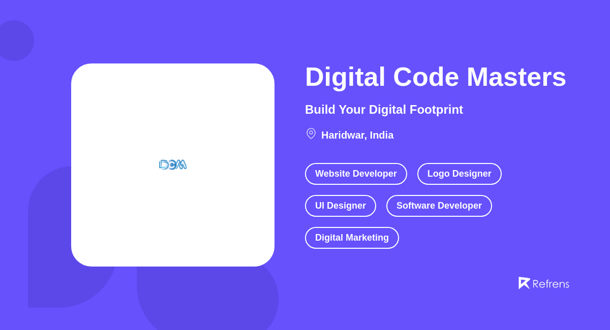 Digital Code Masters, Haridwar -Refrens