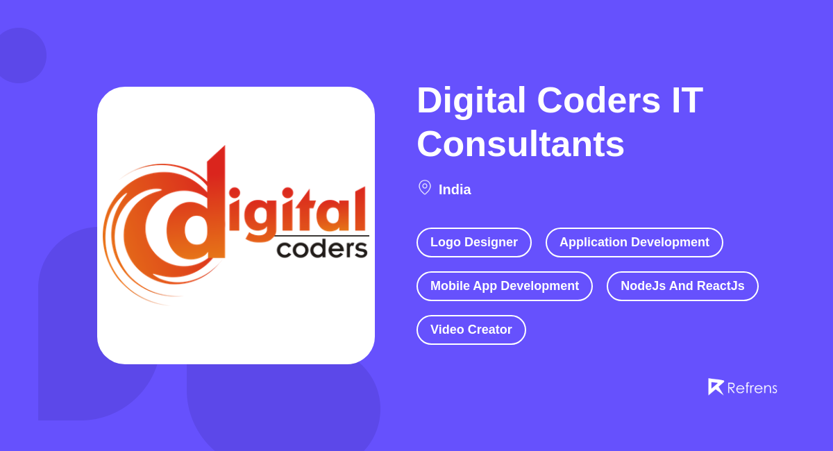Digital Coders IT Consultants -Refrens