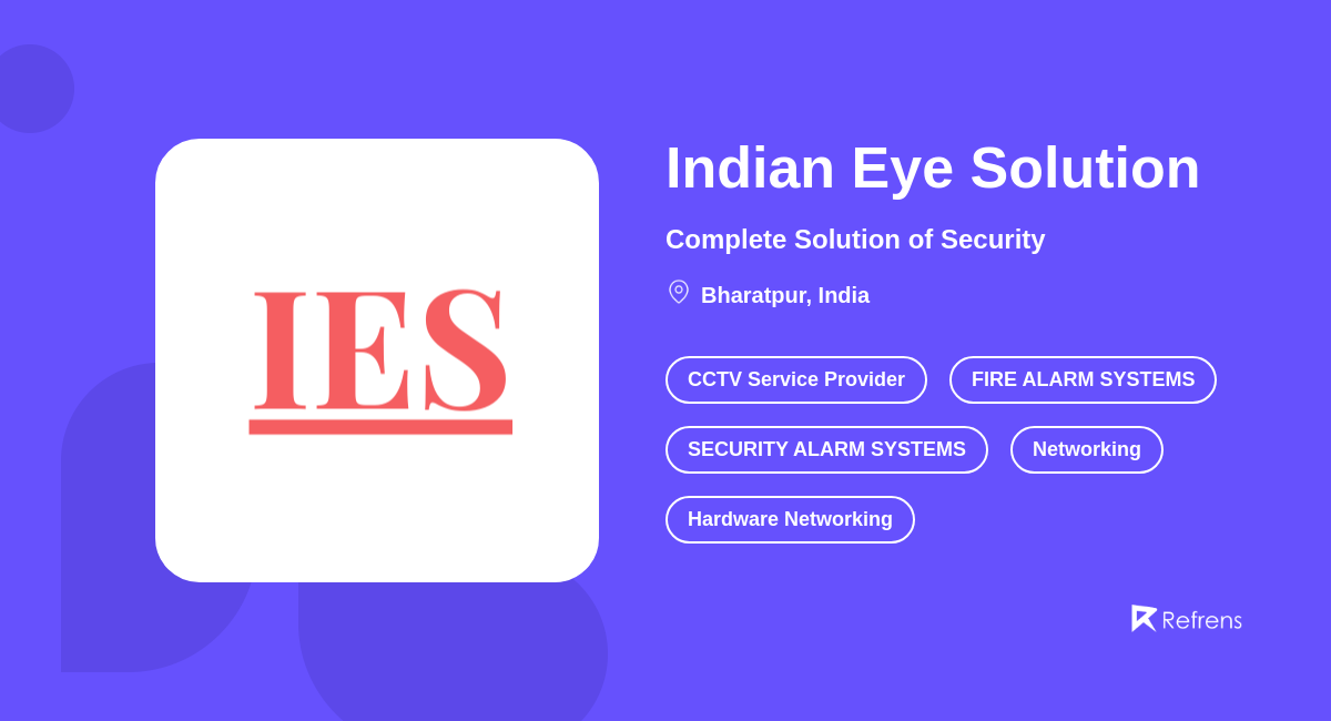 Indian Eye Solution, Bharatpur -Refrens
