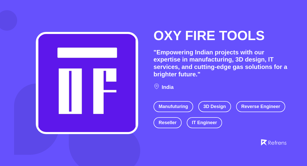 OXY FIRE TOOLS Refrens