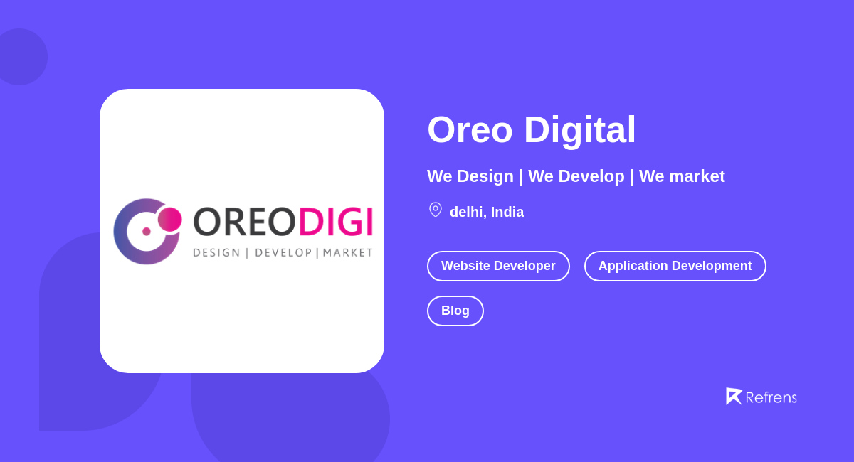 Oreo Digital, delhi -Refrens