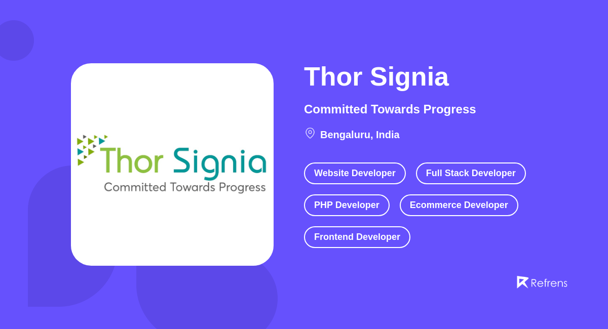 Thor Signia, Bengaluru -Refrens