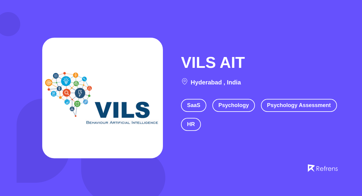 Vils Lab VILS AIT | SaaS, Hyderabad -Refrens